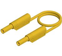 Hirschmann Test & Measurement MLS SIL WS 200/1 Cordon de mesure de sécurité Banane mâle 4 mm Banane mâle 4 mm 2.00 m jaune 1 pc(s)
