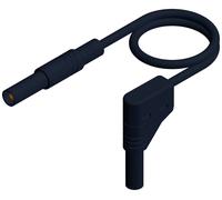Hirschmann Test & Measurement MLS WG 100/1 sw Cordon de mesure de sécurité Banane mâle 4 mm Banane mâle 4 mm 1.00 m noir 1 pc(s)