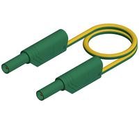 SKS Hirschmann MLS WS 200/2,5 ge/gn Cordon de mesure de sécurité Banane mâle 4 mm Banane mâle 4 mm 2.00 m jaune 1 pc(s)