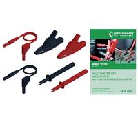 Hirschmann Test & Measurement MMS 2020 Set de cordons de mesure de sécurité Banane mâle 4 mm Banane mâle 4 mm 1.00 m noir, rouge