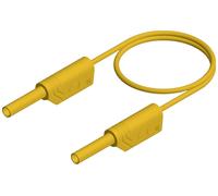 Hirschmann Test & Measurement MVL S 200/1 Au Cordon de mesure de sécurité Banane mâle 2 mm Banane mâle 2 mm 2.00 m jaune 1 pc(s)