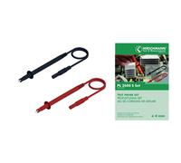 Hirschmann Test & Measurement PL 2600 S SET Set de cordons de mesure de sécurité Banane mâle 4 mm pointe de test 1.00 m noir