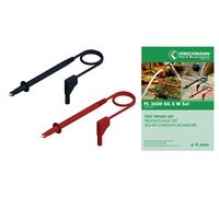 SKS Hirschmann PL 2600 SIL S W SET Set de cordons de mesure de sécurité mâle 4 mm mâle 4 mm 1.00 m rouge, noir 1 pc(s)