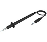 Hirschmann Test & Measurement PL 3 Cordon de mesure mâle 4 mm Banane mâle 4 mm 1.00 m noir 1 pc(s)