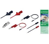 SKS Hirschmann PMS 0,64 Set de cordons de mesure Banane mâle 4 mm femelle 0.64 mm 1.00 m noir, rouge
