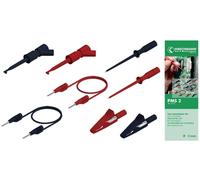Hirschmann Test & Measurement PMS 2 Set de cordons de mesure mâle 2 mm mâle 2 mm 1.00 m noir, rouge 1 set