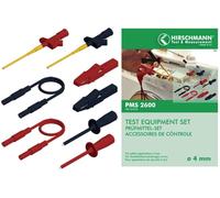 Hirschmann Test & Measurement PMS 2600 Set de cordons de mesure de sécurité Banane mâle 4 mm Banane mâle 4 mm 1.00 m noir, rouge