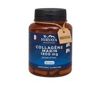 Hirvaya - Collagène Marin 1800 mg Dosage Optimal Ni Gluten Ni Lactose 125 Gélules - Prolonge la jeunesse et l'hydratation de la peau - Fabriqué en France