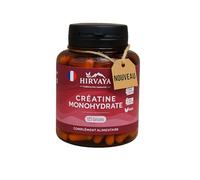 Hirvaya - Créatine Monohydrate Vegan 3000 mg - 125 Gélules | 100% Pure | Sans Gluten, Sans Lactose | Prise de Masse, Force, Performance | Fabriqué en France