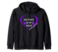 His Fight is My Fight Epilepsy Awareness Month 2027 Sweat à Capuche