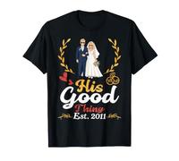 His Good Thing Est 2011 15ème Anniversaire de Mariage épouse Marry T-Shirt