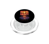 His Grace is Enough Corinthians 12:9 Verse biblique PopSockets PopGrip pour MagSafe