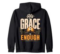 His Grace is Enough Corinthians 12:9 Verse biblique Sweat à Capuche