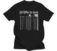 His Hero is Gone Crust Punk Band Men's T-Shirt Unisex Tee Clothing Black XXL