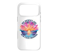 His Mercies are New Every Morning Devotional Christian Faith Coque pour iPhone 17 Pro Max