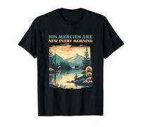 His Mercies Are New Every Morning God Faith Jésus T-Shirt