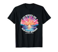 His Mercies Are New Every Morning God Faith Jésus T-Shirt