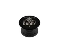 His Plan Daddy Christian Dad Faith Père Croix Couronne PopSockets PopGrip Adhésif