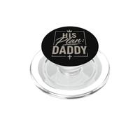 His Plan Daddy Christian Dad Faith Père Croix Couronne PopSockets PopGrip pour MagSafe