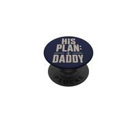 His Plan Daddy Christian Faith Père, Citation Religieuse PopSockets PopGrip Adhésif