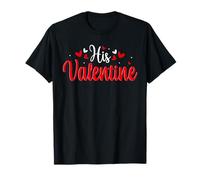 His Valentine Romantic Matching Couples Heart T-Shirt
