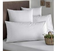 Hisar Home Stanley Hamilton Collection Hisar Cottage Taie d'oreiller 100% Coton égyptien 300 Fils/cm², Camel/Lin., Simple