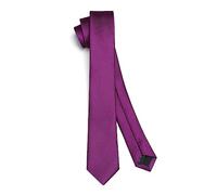 HISDERN Hommes Cravates Solide Couleur Slim Cravates pour Hommes Cravate De Mariage Classique Formelle D'affaires Cravate pour Hommes 6 cm