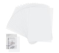 Hisdricus 100 Feuilles Papier Transparent Blanc DIN A4, 100g/m², Papier Calque A4, Imprimable, Pour Lanternes, Esquisses, Emballages, Dessins