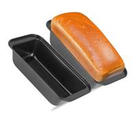 2 Pcs Moule Pain De Mie, moule a cake,moule a painm,adaptée pour la cuisson de divers pains, gâteaux et toasts, facile à nettoyer (25,5x12,5x6CM)