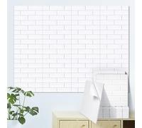 Hiseng 12 Pièces Tableau Liege Mural Auto-Adhésif, Tableau Liege Adhesif Mural Autocollant Panneaux d'Insonorisation en Feutre pour Décoration Murale (B108 Blanc,30x30cm)