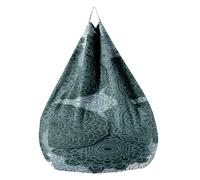 Hiseng 3D Housse Pouf Poire Vide, Housse de Pouf Poire sans Remplissage Poire pour Enfants Adultes Tissus Lavables pour Salon Chambre (Mandalas 8,70x80cm)