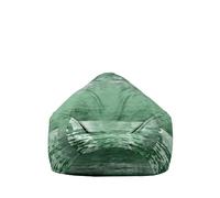 Hiseng Bohemia Housse Pouf Poire Vide S M L XL XXL, Housse de Pouf Poire sans Remplissage Poire pour Enfants Adultes Tissus Lavables pour Salon (Émeraude,90x110cm)