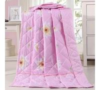 Hiseng Couverture 2.5 Tog Imprimé Floral, Dessus De Lits et Couvre-Lits, 2025 Couette sans Housse Couette Ete, Edredon Réversible, Lavable, pour 1/2 Personnes (Style Rose,140 * 200cm)