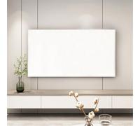 Hiseng Couverture TV Anti-poussière, Housse de Protection de L'écran de Télévision, Chambre À Coucher Intérieure Décoration du Salon Couverture de Poussière (32-39 Pouces,Blanc)