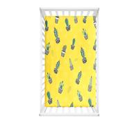 Hiseng Drap Housse pour Lit Bébé Enfant, 3D Cactus Draps Housses pour lit de Bébé et lit d'Enfant, Protège Matelas Compatible pour Berceaux de Chevet (Cacti 8,65x95cm)