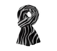 Hiseng Foulard Chaude Femme Homme, Imprimé Léopard Noir Echarpe Doux Châle Longue et Rectangulaire Moderne Elégant Coloré Foulards Wraps pour Automne Hiver Noël Cadeau (Gris,175x45cm)