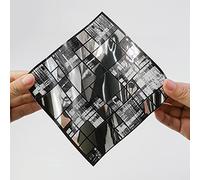 Hiseng Hiser 24Pièces Rectangle Adhésive Décorative à Carreaux pour Salle de Bains et Cuisine Stickers Carrelage, Brillant Carreaux Marbre Imperméables Adhésive Décoration, 15x15cm (Argent)