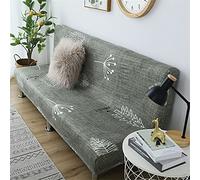 Hiseng Housse de Canapé sans Bras 2/3 Places Couverture de Canapé Extensible Tout Couvert Canapé Pliant Protecteur, Housse de canapé Clic Clac sans Bras (150-190cm,Arbre)