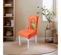 Hiseng Housse de Chaise Joyeuses Pâques, Housse de Chaise Extensible Housses de Chaises Salleà Manger Lavable, Housses pour Chaises Maison Hôtel Restaurant Décor (Joyeuses Pâques,8 Pieces)