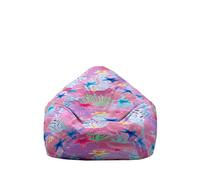 Hiseng Housse Pouf Poire Vide S M L XL XXL, Impression d'étoile de mer en 3D Housse de Pouf Poire sans Remplissage Poire pour Enfants Adultes Tissus Lavables (Violet Clair,80x90cm)