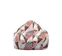 Hiseng Housse Pouf Poire Vide S M L XL XXL, Impression Triangulaire Housse de Pouf Poire sans Remplissage Poire pour Enfants Adultes Tissus Lavables pour Salon Chambre (Irrégulier,100x120cm)