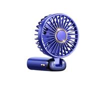 Hiseng Mini Ventilateur Portable, 800mAh Ventilateur Portable USB, Longue Autonomie, 5 Vitesses Silencieux avec Lanière pour Bureau, Voyage, Extérieur, Cours (Violet 03)
