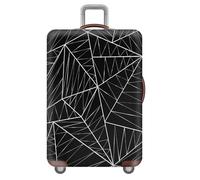 Hiseng Moderne Elastique Housse De Valise Luggage Cover pour 18-32 Pouce Valise, Protection De Valise Housse Bagage Protecteur Couverture (Toile d'araignée,XL (29-32 Pouces))