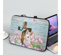 Hiseng Pâques Sac D'ordinateur Portable pour 10-17 Pouce Sacoche pour Ordinateur Portable Porte-Documents Sacs À Main Ordinateur Portable Ordinateur Portable Sacs (12",E)