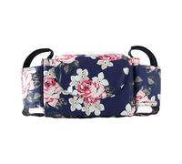 Hiseng Sac de Rangement Poussette Universel, Imperméable Sac de Accessoire Poussette Grande Capacité Organisateur Poussette en Tissu Oxford pour Tous les Modèles de Poussettes (Bleu foncé,35x15x11cm)