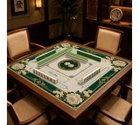 Hiseng Tapis de Mahjong pour Table (Pivoine Chinoise 1,80x80cm)