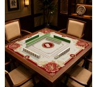 Hiseng Tapis de Mahjong pour Table (Pivoine Chinoise 2,90x90cm)