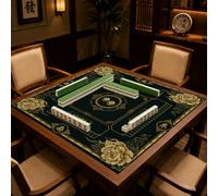 Hiseng Tapis de Mahjong pour Table (Pivoine Chinoise 4,80x80cm)