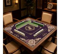Hiseng Tapis de Mahjong pour Table (Pivoine Chinoise 5,80x80cm)