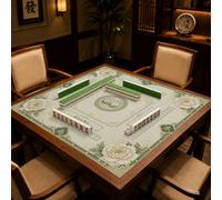 Hiseng Tapis de Mahjong pour Table (Pivoine Chinoise 6,80x80cm)